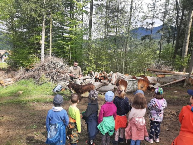 Kindergartenbesuch Regenbogen
